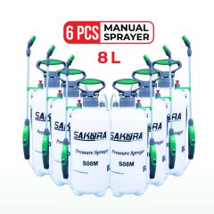 1 Cartoon(6 Pcs) 8 Liter Manual Sprayer S08M